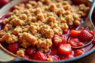 How to Make a Crunchy Strawberry Crisp - Simple & Delicious Recipe