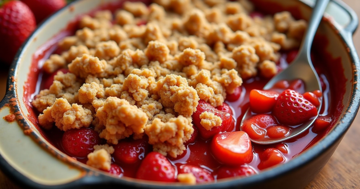 How to Make a Crunchy Strawberry Crisp - Simple & Delicious Recipe