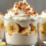 Recipe Whipped Cream Dessert and 2 banana.